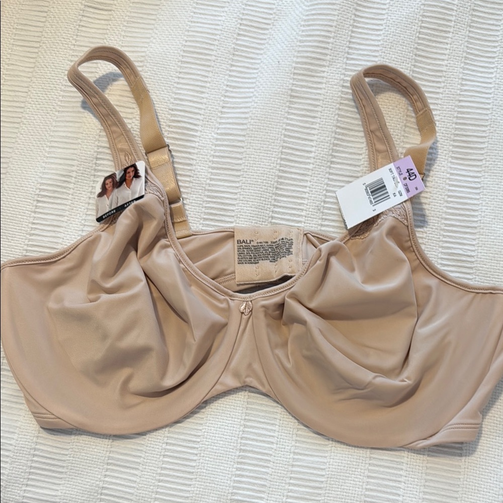 Bali Women's Tan Underwire Bra